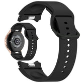 LOKEKE Compatible with Samsung Galaxy Watch 7 Replacement Band - Replacement Silicone Wrist Watch Band Strap Compatible with Samsung Galaxy Watch 7 (Black)